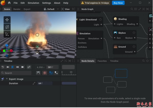 实时火焰爆炸流体模拟特效软件JangaFX Embergen v0.7.5.9 免费绿色破解版