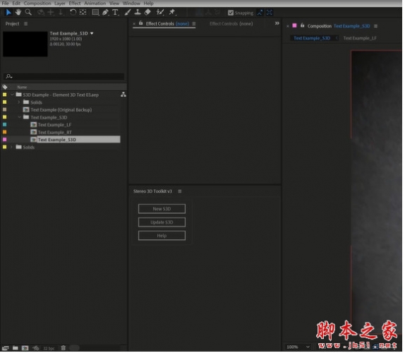 AE立体3D电影视觉特效转换工具 Stereo 3D Toolkit V3.0 免费版 + 使用教程