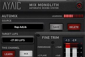 自动混音插件 Ayaic Mix Monolith v0.6.0 直装破解版