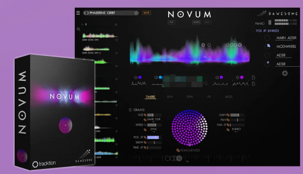 Tracktion Software Dawesome Novum(创意采样虚拟乐器) v1.08 安装破解版