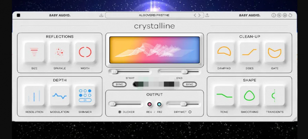 算法混响插件Baby Audio Crystalline v1.5 安装免费版