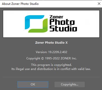 Zoner Photo Studio X 补丁 v19.2309.2.506 X64 附安装教程