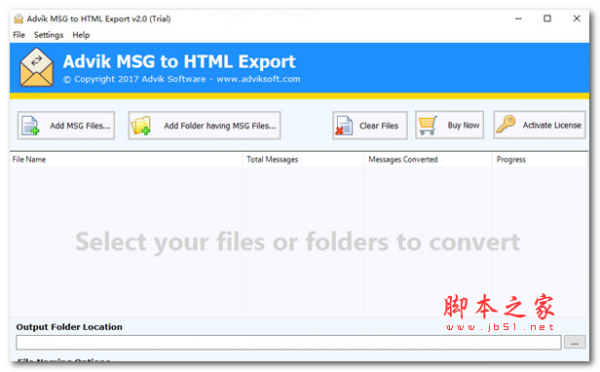 Advik MSG to HTML Export(MSG转HTML软件) v2.0 免费安装版