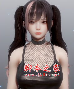 ROOM Girl黑色皮背心双马尾少女MOD(模样可爱) 免费版