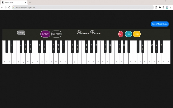 Chrome Piano插件下载