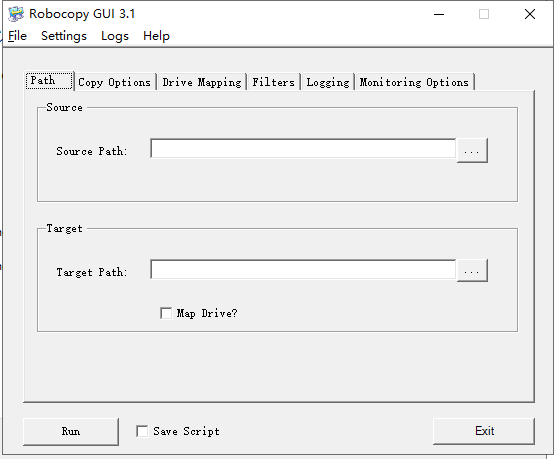 微软官方Robocopy GUI图形界面版绿色版