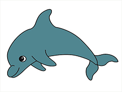 ai怎么画可爱的小海豚? ai手绘海豚矢量图的技巧
