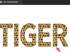 豹纹文字用ps怎么做? ps快速制作豹纹字体效果的技巧