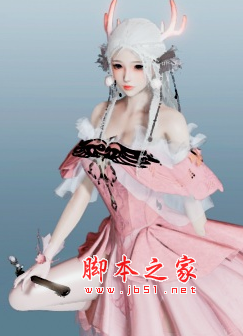 AI少女白发粉裙小龙女MOD(龙族美少女) 免费版