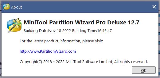 磁盘分区助手 MiniTool Partition  Wizard破解补丁 v12.7 附激活教程