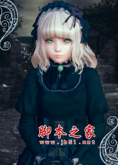 AI少女哥特长裙少女MOD(白色短发) 免费版