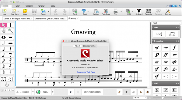 NCH Crescendo Music Notation Editor Pro for Mac v8.86 免费激活版