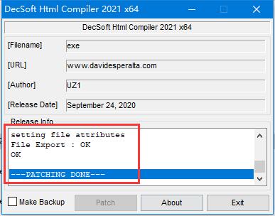 DecSoft HTML Compiler补丁 v2024.1 64/32位 附安装注册教程