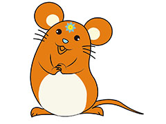 AI怎么画可爱的小老鼠动漫形象? ai卡通的老鼠的绘制方法