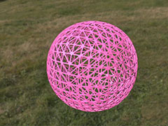 blender怎么建模镂空球体? blender快速设计网状圆球3D模型的技巧