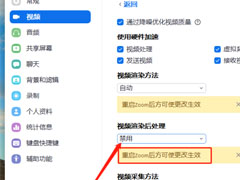 Zoom如何禁用视频渲染后处理 Zoom禁用视频渲染后处理教程