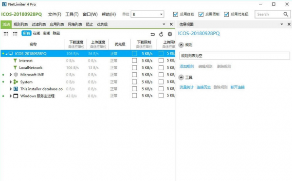 NetLimiter(网络流量监控软件) v5.3.0 中文特别版