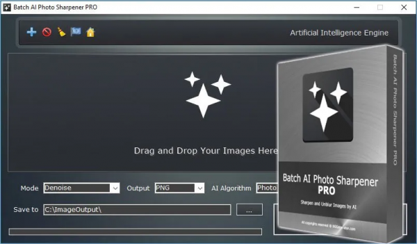Batch AI Photo Sharpener Pro v1.0 中文免费破解版(附激活补丁)