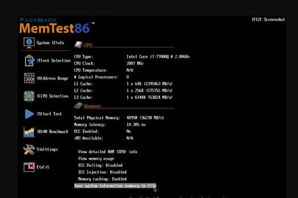 Memtest86 Pro 10.6.2000 instal