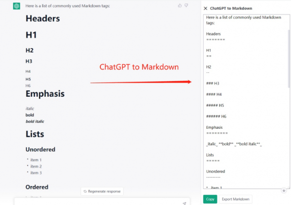 ChatGPT聊天记录转 Markdown 文本(ChatGPT to Markdown) v1.3 浏览器扩展插件