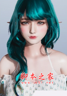 AI少女蓝发混血美女MOD(可爱婴儿肥) 免费版