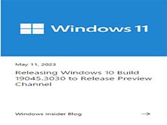 Win10 Build 19045.3030 Release 预览版更新补丁KB5026435发布(