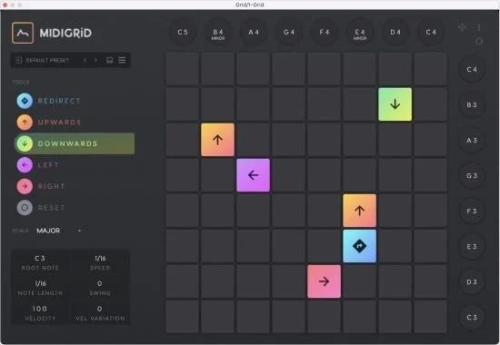 MIDI音序器软件 ADSR Sounds MIDIGRiD v1.0 直装破解版