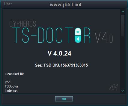 视频修复软件 Cypheros TS-Doctor v4.0.32 免费版 附教程/补丁