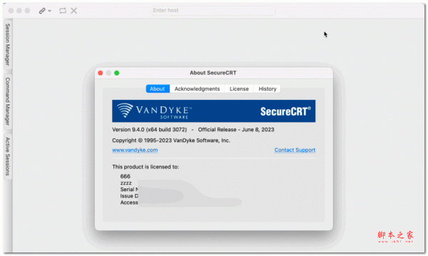 SecureCRT for mac(终端SSH工具) V9.4.0(3072) 激活版(附注册码)