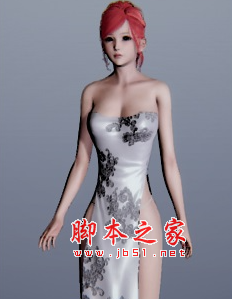 AI少女性感旗袍红发美女MOD(身材非常好) 免费版