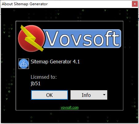 网站爬虫工具 Vovsoft Sitemap Generator v4.1.0 破解安装版 附激活教程