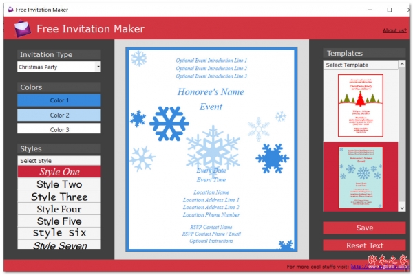 邀请函制作软件Free Invitation Maker v1.1.9.9 免费安装版
