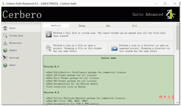 Cerbero Suite Advanced 6.5.1 for mac instal