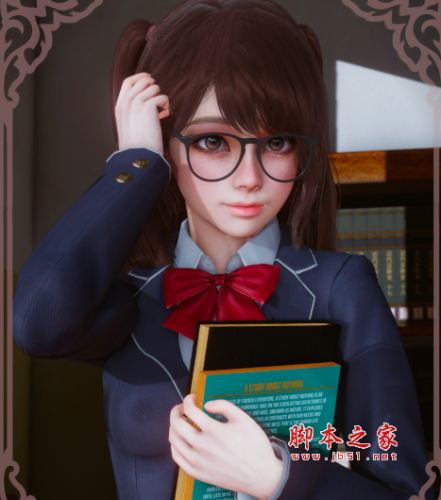 AI少女可爱双马尾知性眼睛娘MOD(日式制服) 免费版