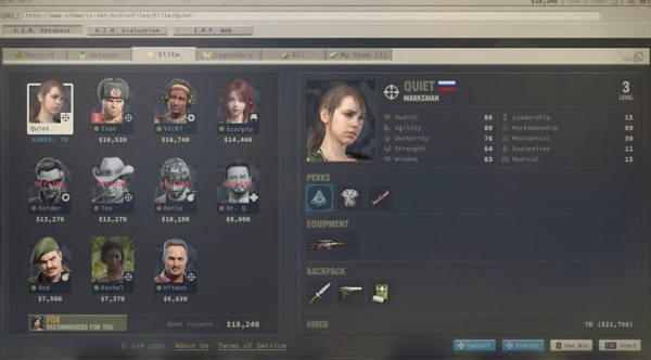 铁血联盟3增添雇佣兵合金装备静静MOD 免费版