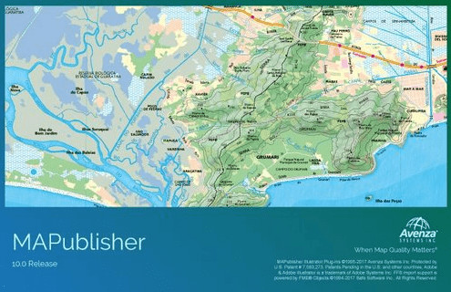 AI地图插件Avenza MAPublisher for Adobe Illustrator 11.2 官方