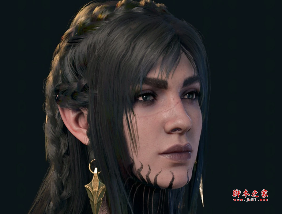 博德之门3卡莎全新长发面部MOD(更具美感) 免费版