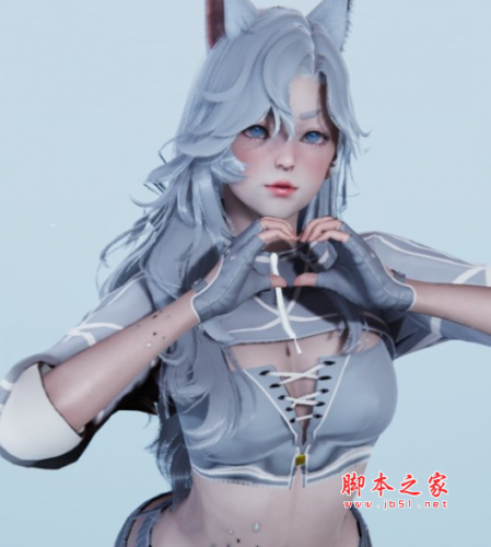 AI少女野性银发兽耳小姐姐MOD(灵动活泼) 免费版