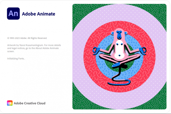 动画制作Adobe Animate 2024(An2024) v24.0.3.19 中文安装免费版 64位