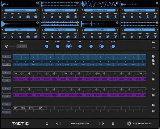 打击乐乐谱生成器 Glitchmachines Tactic Mac v1.3.0 一键免费安装版