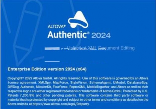 Altova Authentic Enterprise XML工具和文档编辑器 2024 (x64) 安装免费版