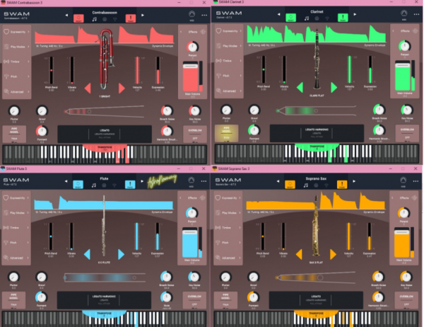 Audio Modeling SWAM Solo Woodwinds Bundle v3.7.2.5169 独立/VSTi/VST3i 免费版