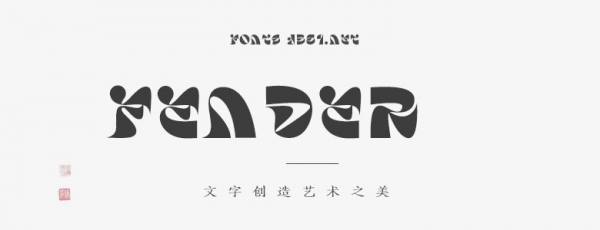 Fender 酸性英文字体