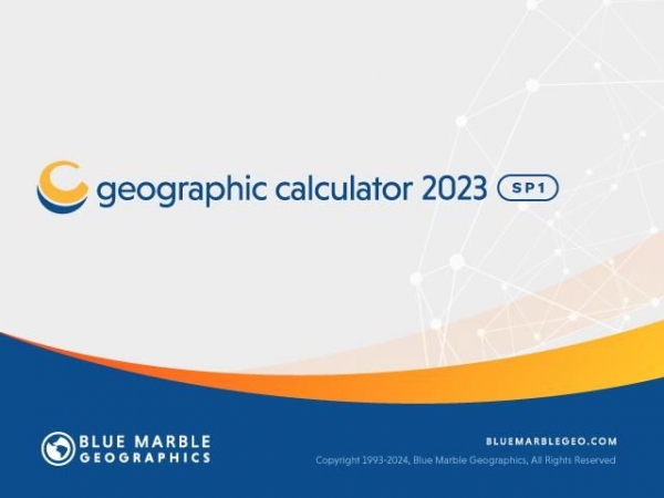 地理测量软件 Blue Marble Geographic Calculator 2023 SP1 x64 免费注册版 附安装教程