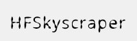 HFSkyscraper英文腐蚀扭曲字体