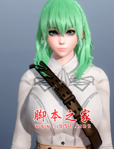 AI少女绿发青春感学姐MOD(清纯活力) 免费版