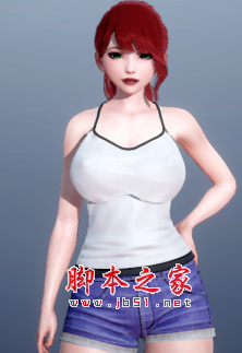 AI少女吊带短裤休闲风小姐姐MOD(魅力十足) 免费版