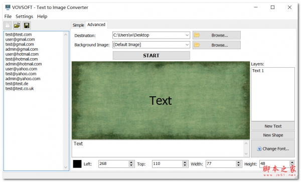 Text to Image Converter(文字转图片工具) v2.1 绿色免费版