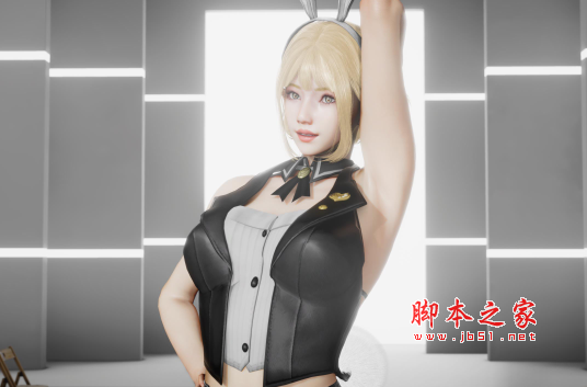 AI少女金发性感精灵兔女郎MOD 免费版