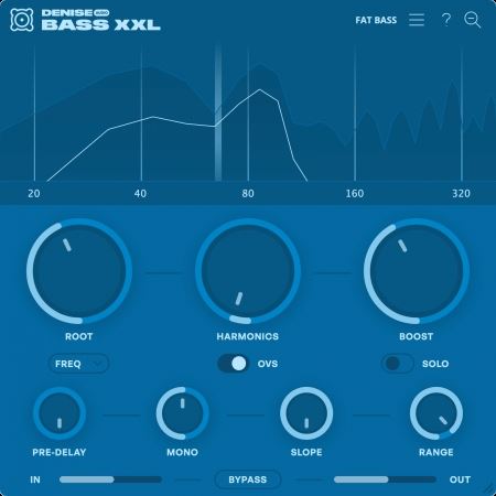 Denise Audio Bass XXL(低音增强插件) v1.0.0 免费版 附图文教程